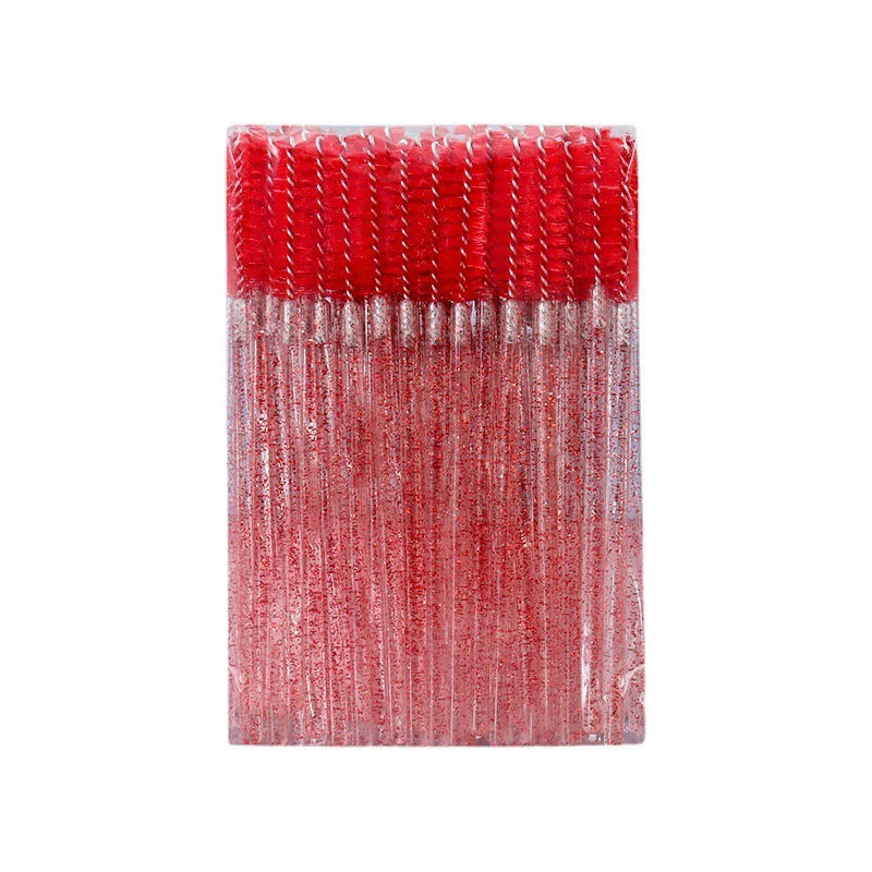 Brush for eyelashes, curly eyelash extension for eyebrows, 50 pieces