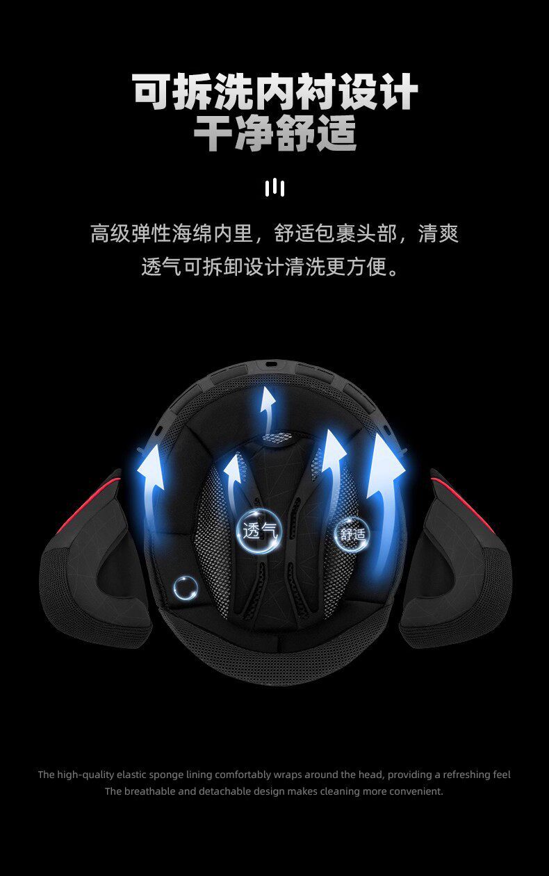 Electric motorcycle helmet for cross-border trade, unisex, dual-lens safety helmet, suitable for self-media live streaming, available for dropshipping