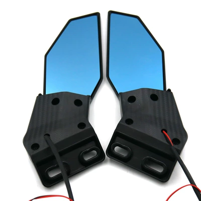 yellow light, Motorcycle rearview mirror