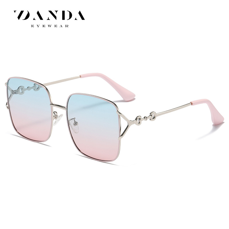 Internet Celebrity moda gafas de sol polarizadas LS331 nueva moda gafas de sol cuadradas en vivo recomendar gafas de sol lisas