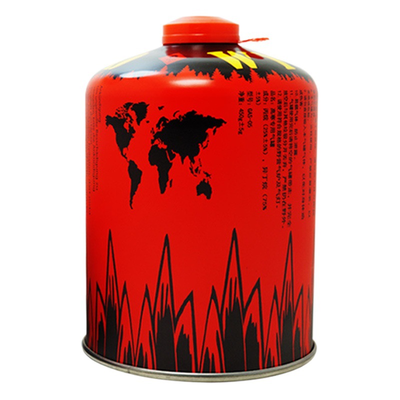wild deer wild outdoor portable Alpine gas tank flat gas tank Alpine picnic camping stove stove tank 450 grams