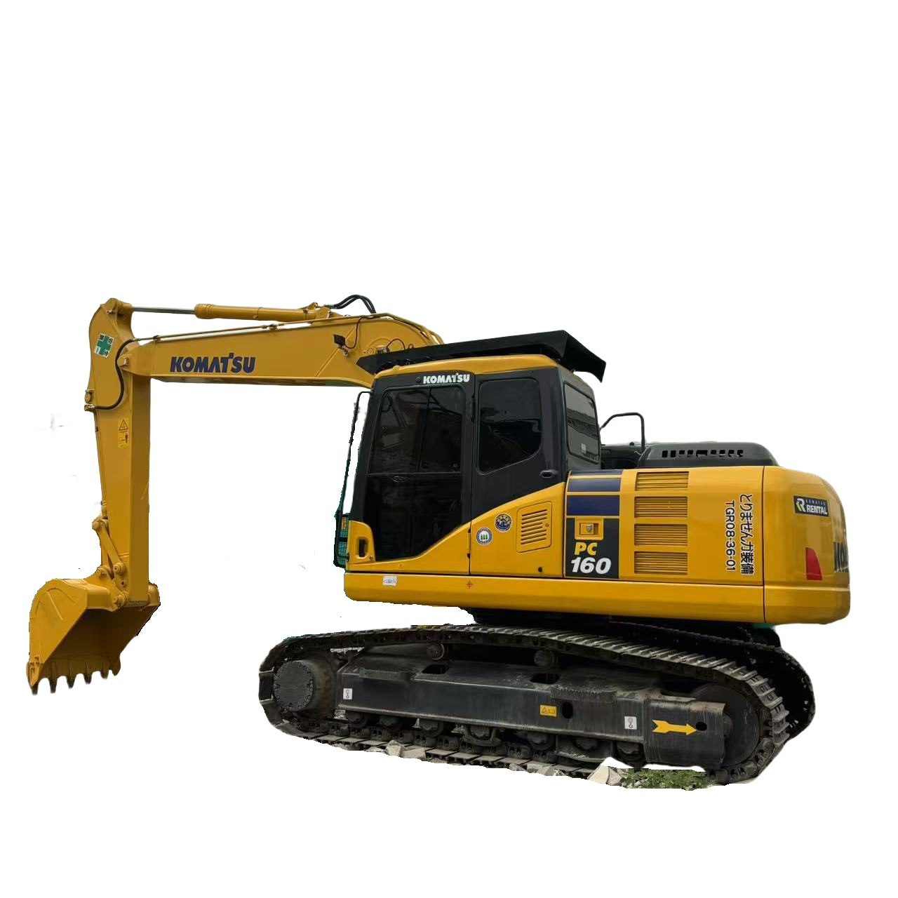 状况良好的二手挖掘机小松PC160液压履带二手挖掘机