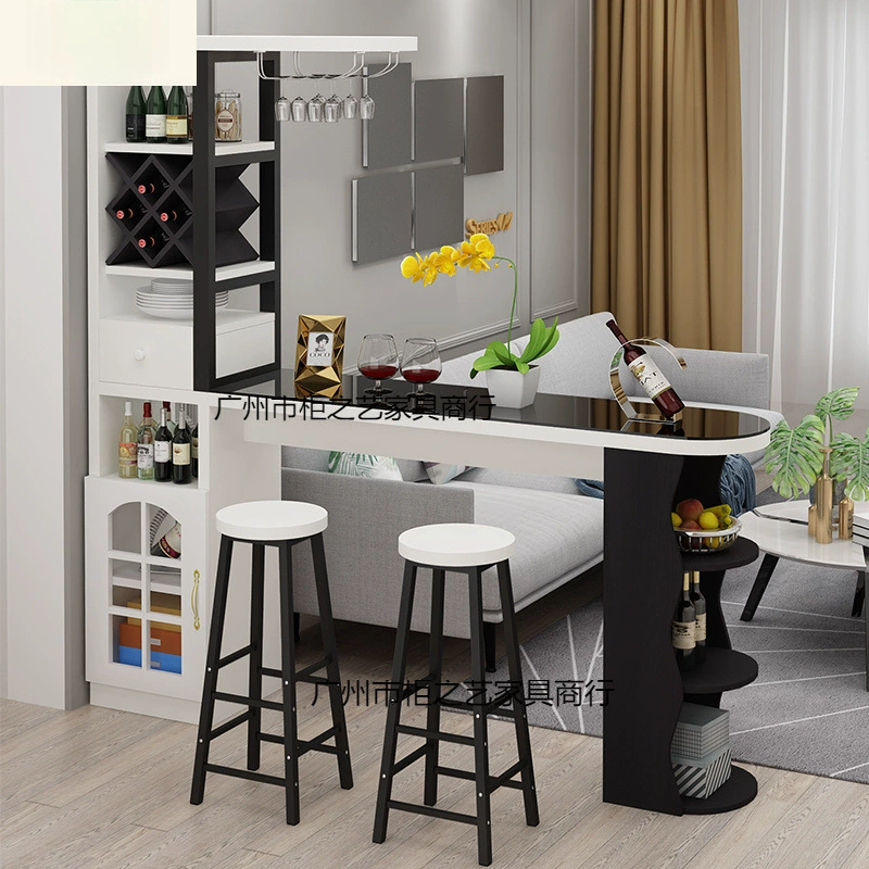 Современный простой винный шкаф-перегородка, настенный барный стол, домашний шкаф для прихожей, входной шкаф для маленькой квартиры, обеденный стол, высокий стол для балкона