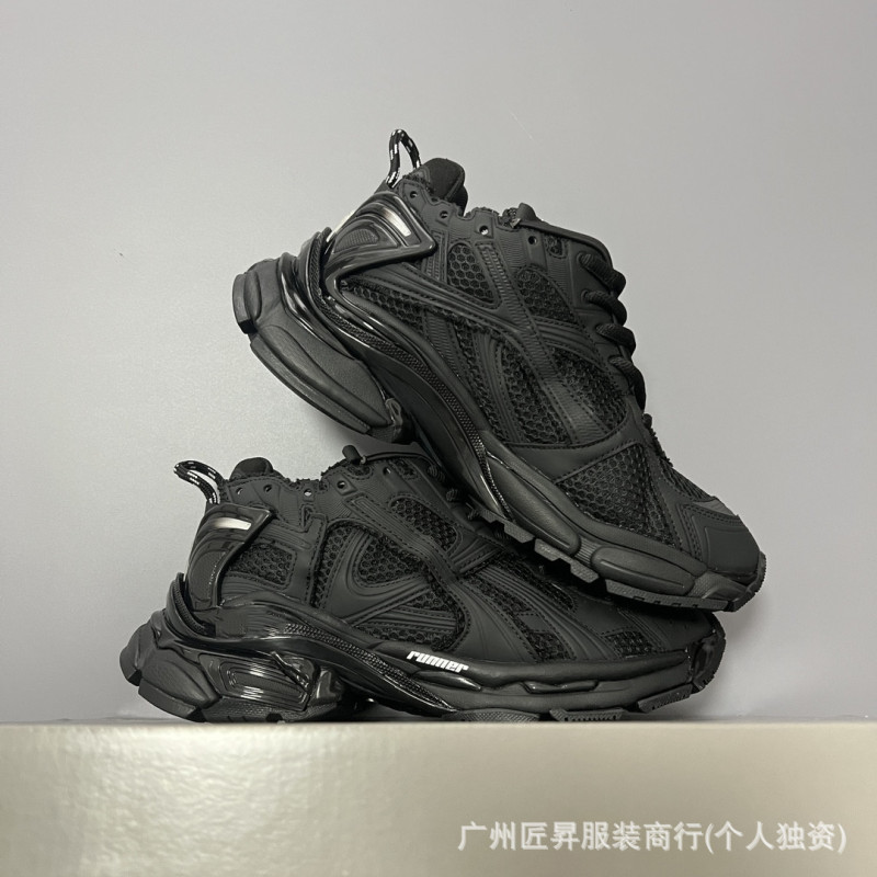 跨境专供毒家现货25ss纯原版本巴黎B家涂鸦做旧休闲运动鞋|undefined