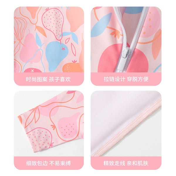 Children's quick dry cute swimwear