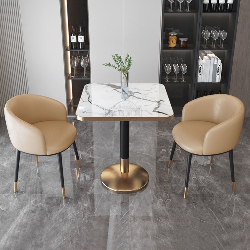 Light Luxury Negotiation Reception Table and Chair Combination Apartment Milk Tea Shop Cafe Single and Double Dining Table Balcony Leisure Table and Chairs