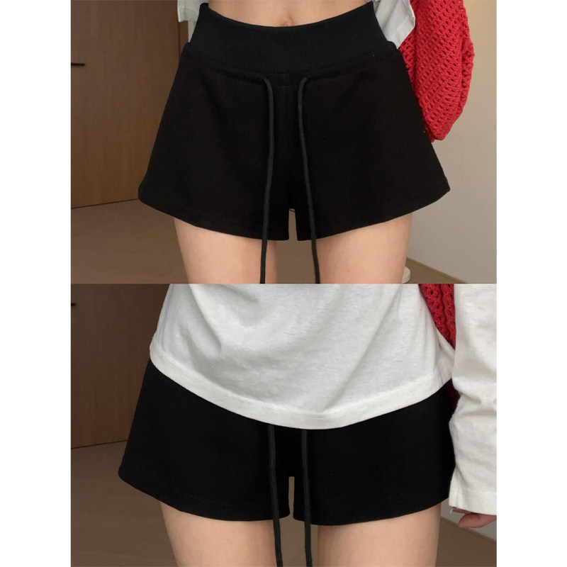 Black Sports Shorts for Women, Summer 2026 New Style, Slimming Cycling A-Line Hip-Hugging Tight Casual Hot Girl Yoga Pants Black Sports Shorts for Women, Summer 2026 New Style, Slimming Cycling A-Line Hip-Hugging Tight Casual Hot Girl Yoga Pants