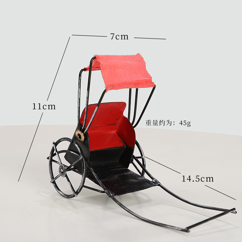 Ventas transfronterizas calientes retro modelo de hierro forjado artesanía decoración de alta calidad sala de estar dormitorio decoración de escritorio