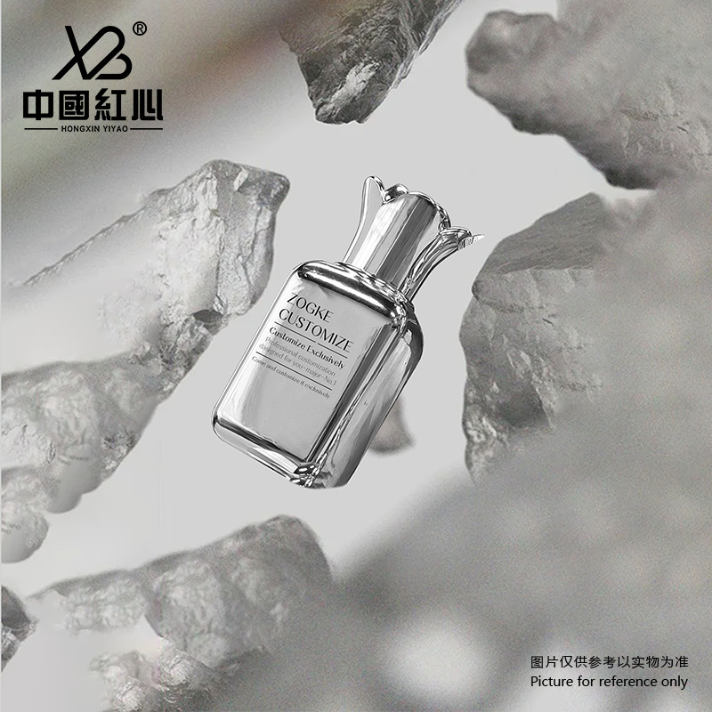 厂家现货30ml50ml圆肩四方瓶香水瓶化妆品玻璃空瓶金色玫瑰盖|undefined