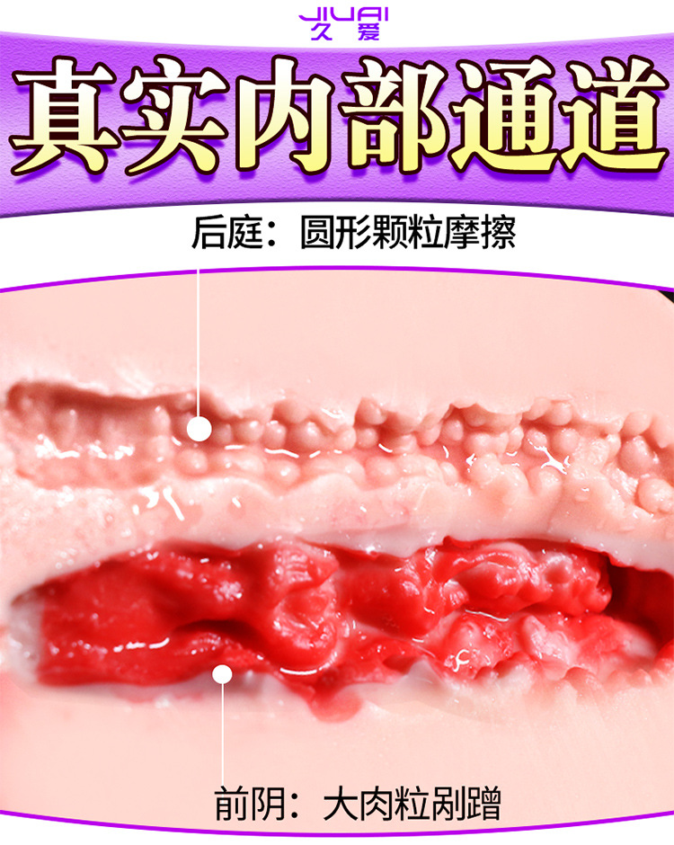 Jiuai Half-Body Male Masturbator TPE Realistic Vaginal and Buttocks Mold Manual — detail image 16