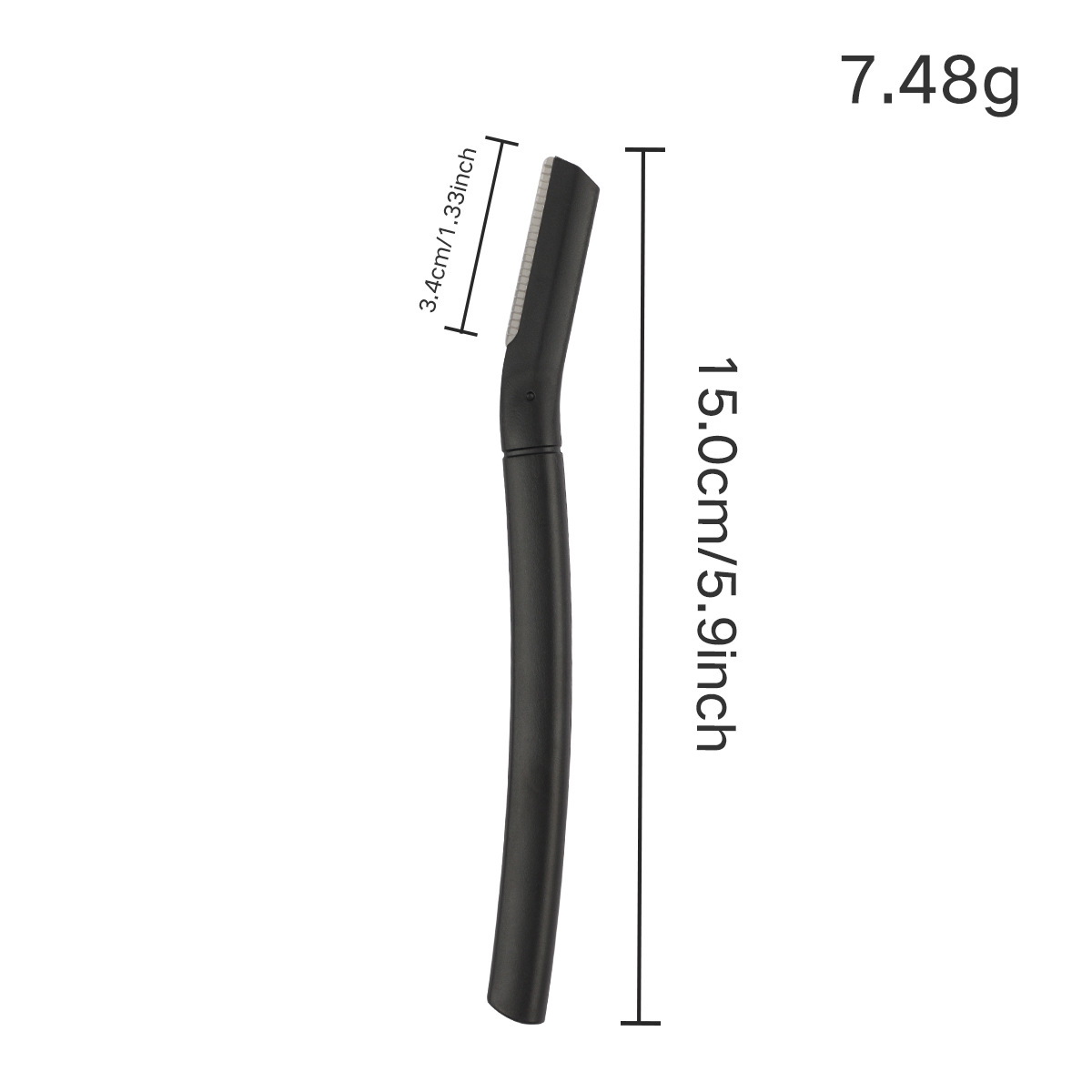 검은색 긴 눈썹 트리머