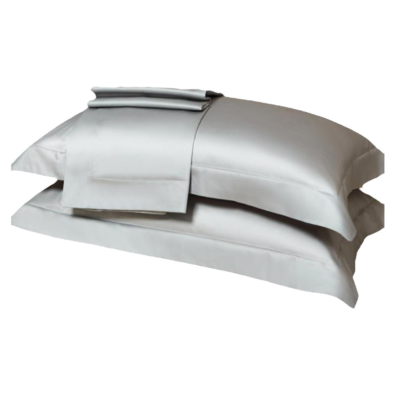 Un par de fundas de almohada de algodón de fibra larga 100 juego de almohadas de color sólido para el hogar 2025 nuevo algodón de algodón de alta calidad simple 2