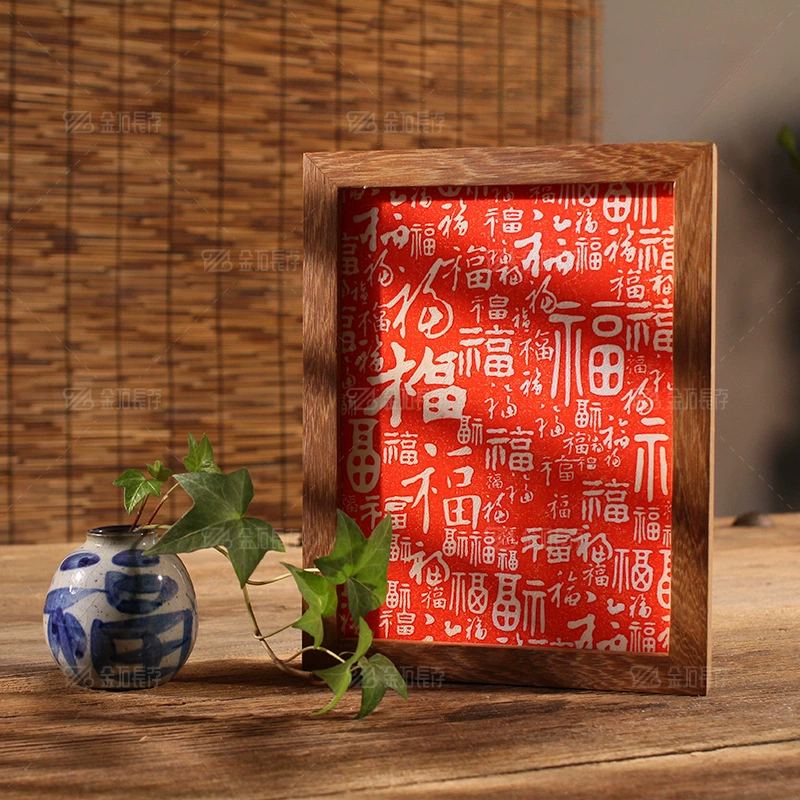 Опыт печати традиционных китайских иероглифов: традиционная печатная пластина Baitu, украшение для домашнего декора с китайскими иероглифами.