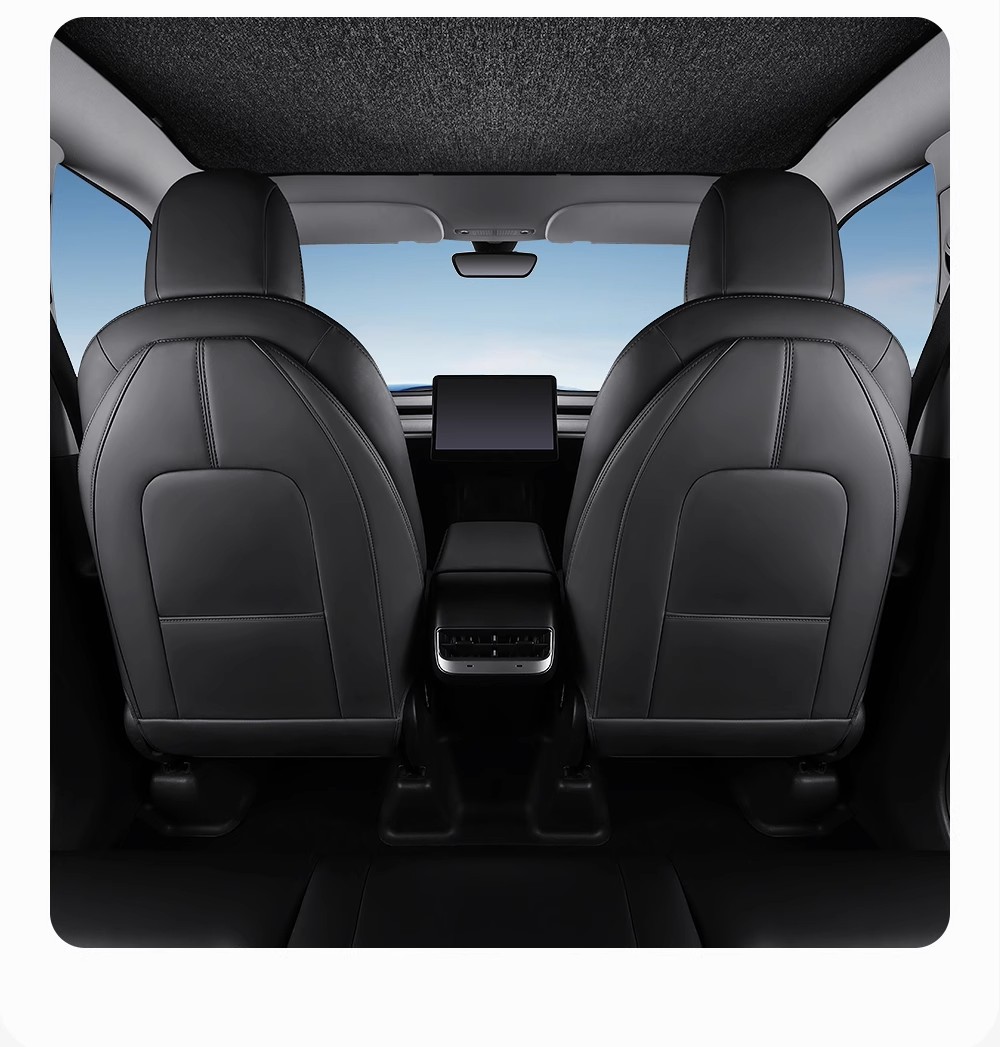 Suitable for Tesla Model3/Y Anti-Kick Pad Tesla Seat Back Anti-Kick Pad Backrest All-Inclusive Protective Pad
