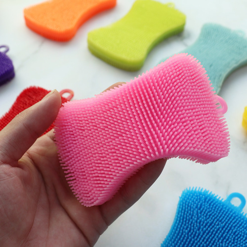 Dishwashing brush thickened cleaning brush pot brush non-stick oil cleaning ball household scouring pad kitchen supplies wholesale