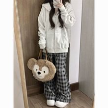 卫衣女春夏新款小个子感上衣宽松慵懒风连帽加绒开衫外套