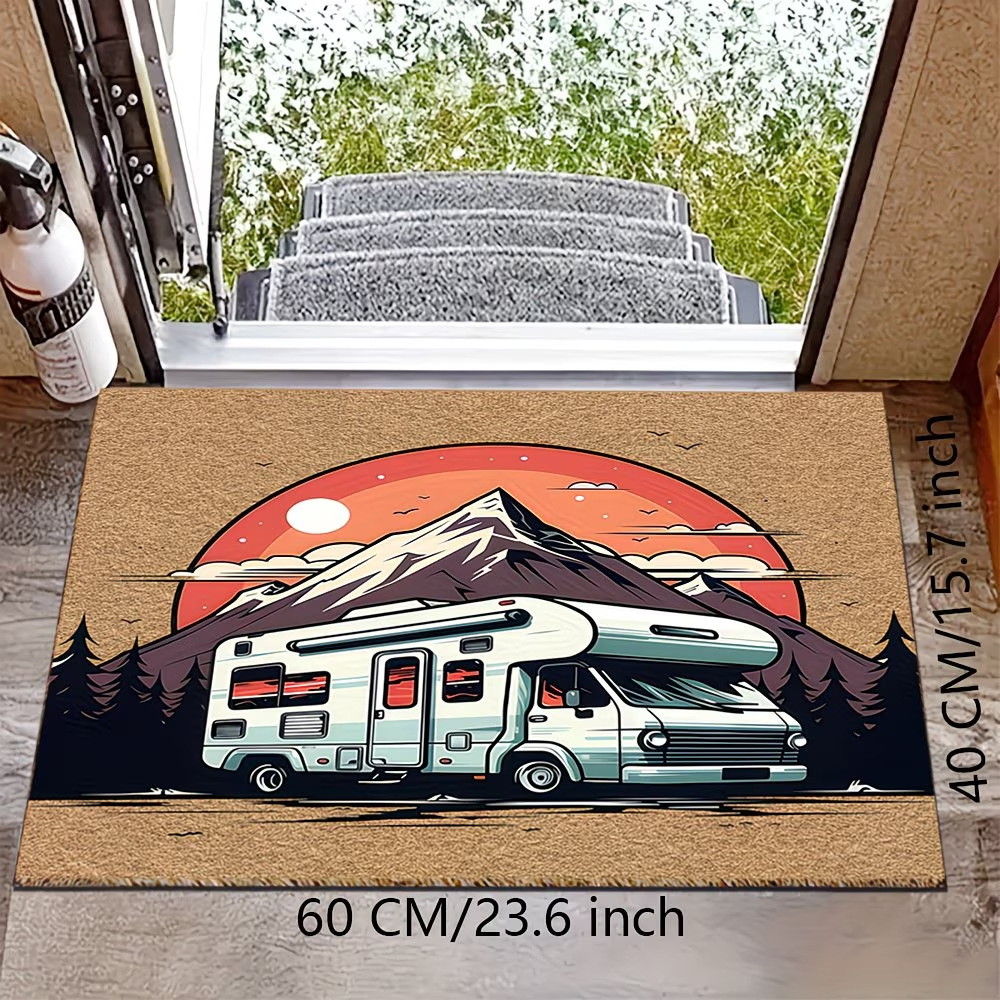 Amazon Imitation Coconut Shell Outdoor Rv Floor Mat, Thickened Wire Loop Mat, Removes Foot Dirt and Sand, Easy to Clean, Direct from Manufacturer