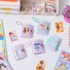 Brand cartoon small photoalbum for elementary school students, keychain, 2inch