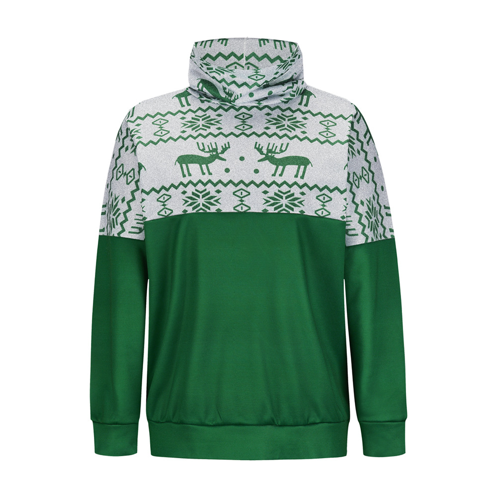 long-sleeved pullover Christmas plus velvet sweater nihaostyles clothing wholesale NSHYG76288