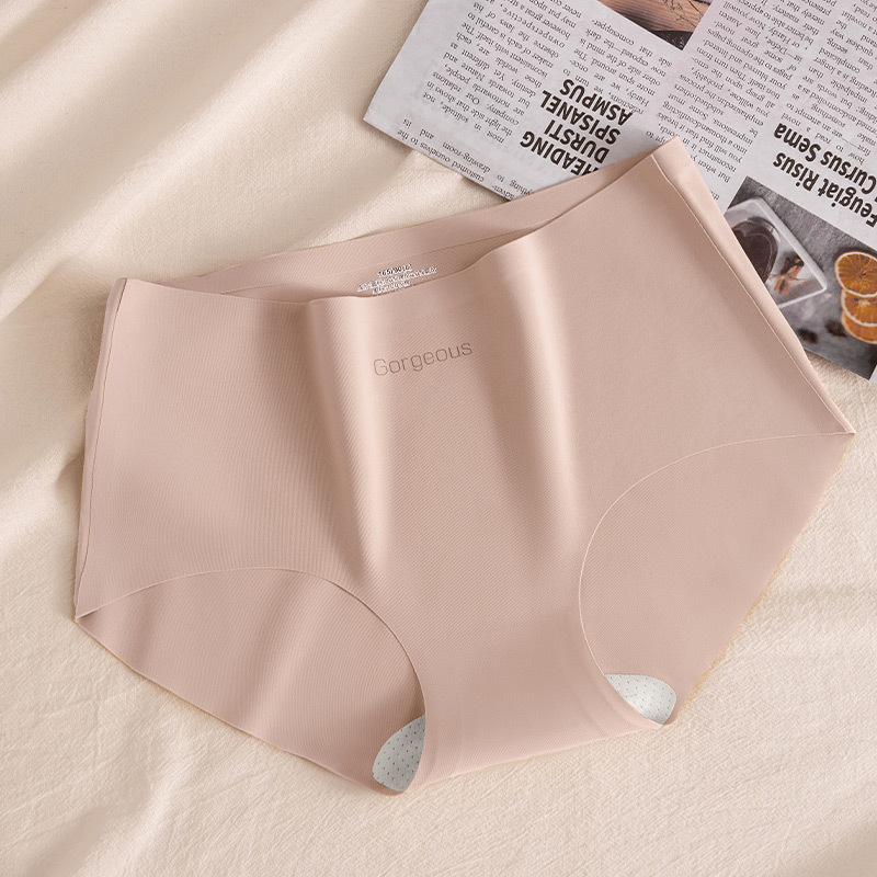 Yoga fitness bragas sin costuras para mujer 7A seda de morera entrepierna sin cadera pantalones cortos triangulares deportivos de cintura media para niñas