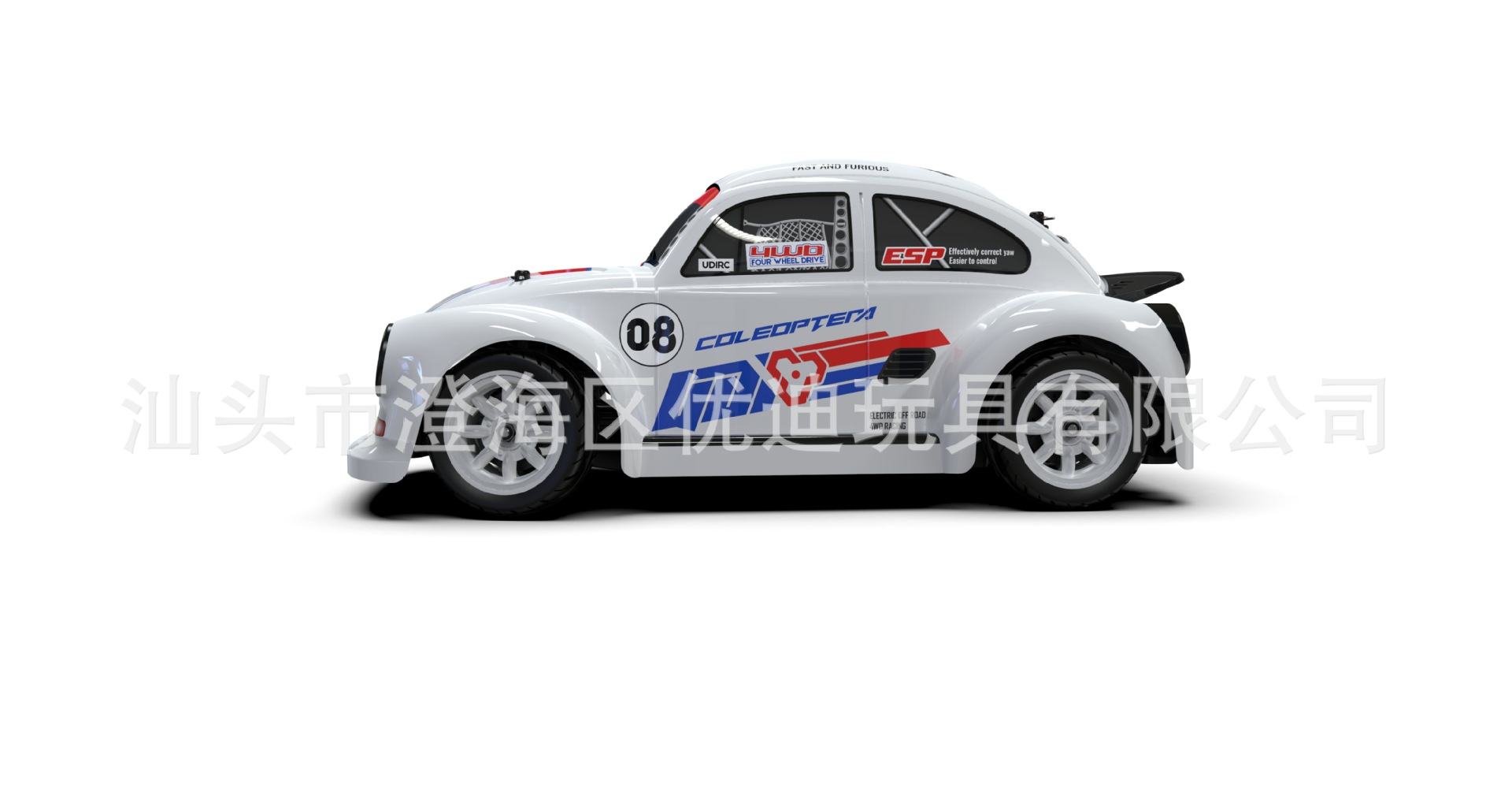 新品跨境遥控高速车 2.4G遥控1：16模型四驱平跑漂移车