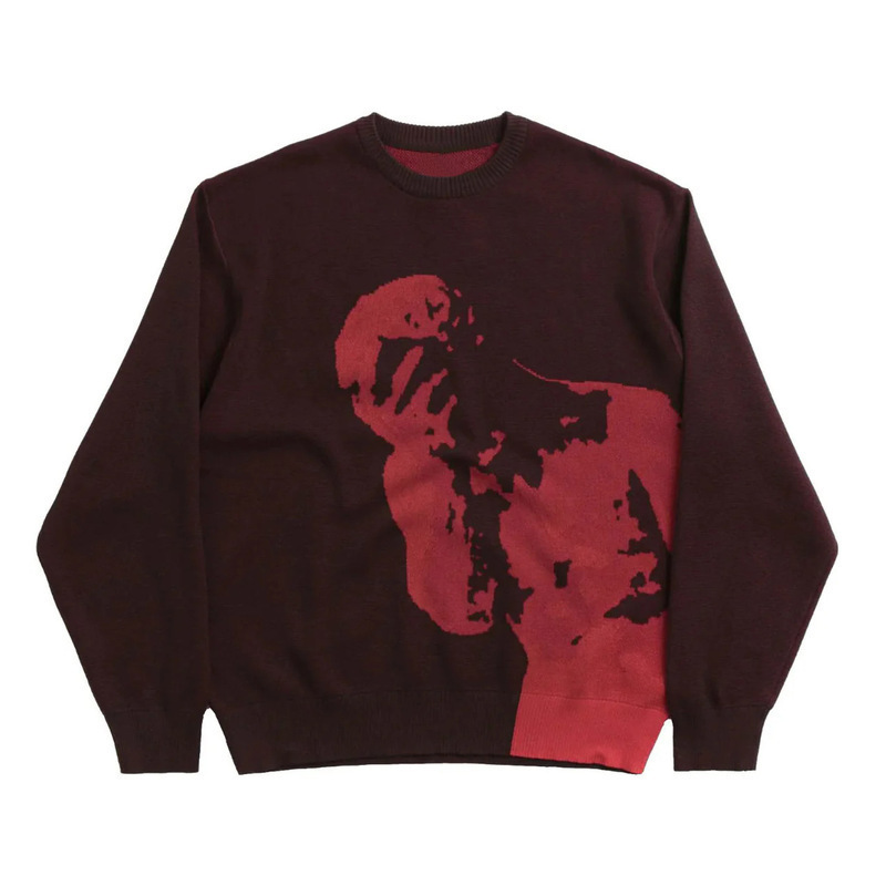 2025 New Y2K Hip-Hop Street Knit Sweater Unisex Gothic Autumn Harajuku Ins Pullover 2025 New Y2K Hip-Hop Street Knit Sweater Unisex Gothic Autumn Harajuku Ins Pullover
