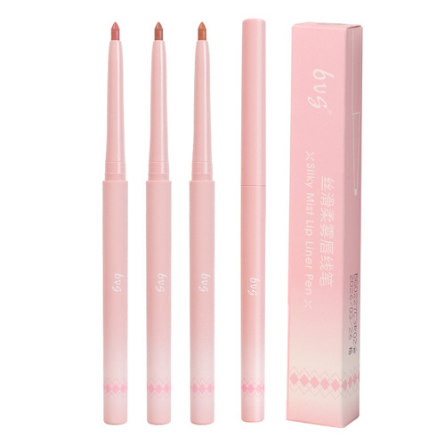 bvg silky soft matte lip liner female hook line rotating non-stick cup matte lip pencil lip liner small batch lip gloss