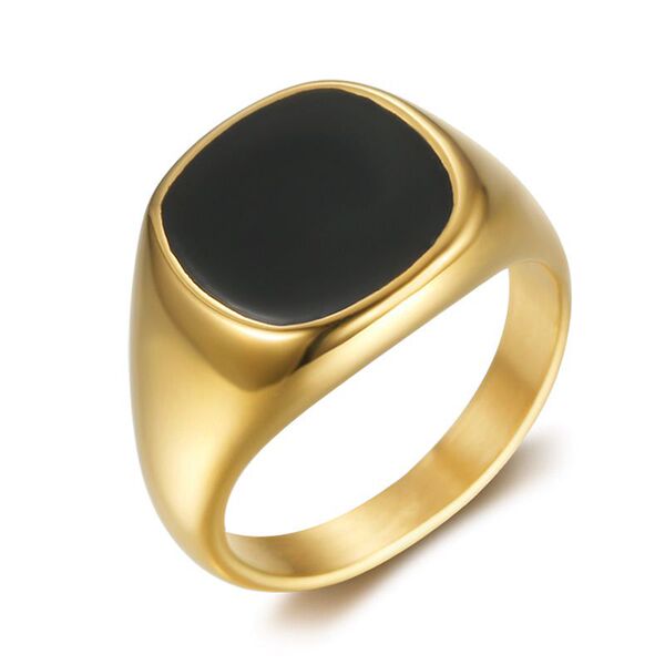 fashionable glossy ring stainless steel for men and women