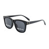 Square sunglasses with letters, brand glasses suitable for men and women, 2021 collection, Korean style, internet celebrity