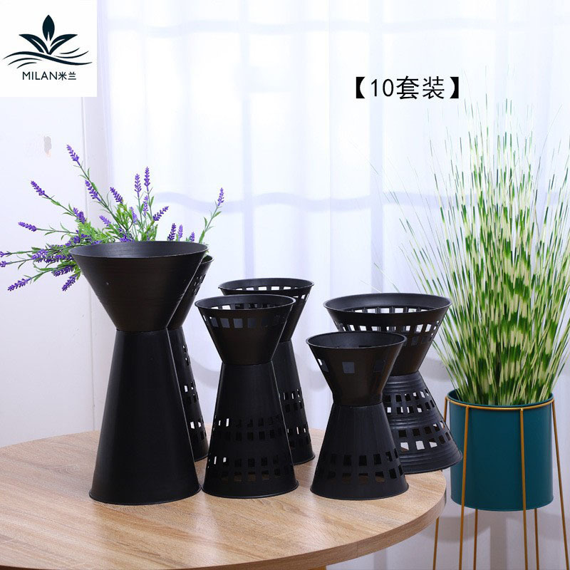 Bolsa de plástico flor artefacto ramo embalaje revestimiento base fija espada barril flores envuelto flor molde flor arreglo artefacto al por mayor