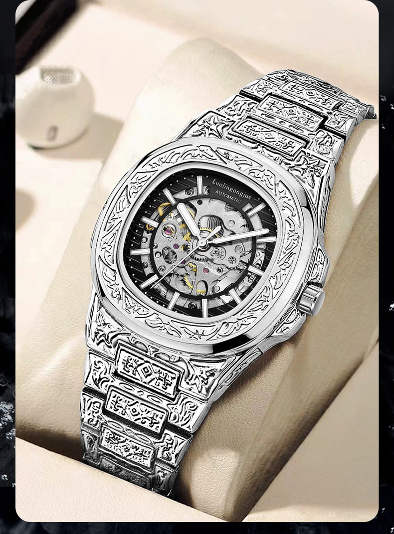 Automatic Mechanical Watch For Men Luxury Business Luminous Style_voghion.com