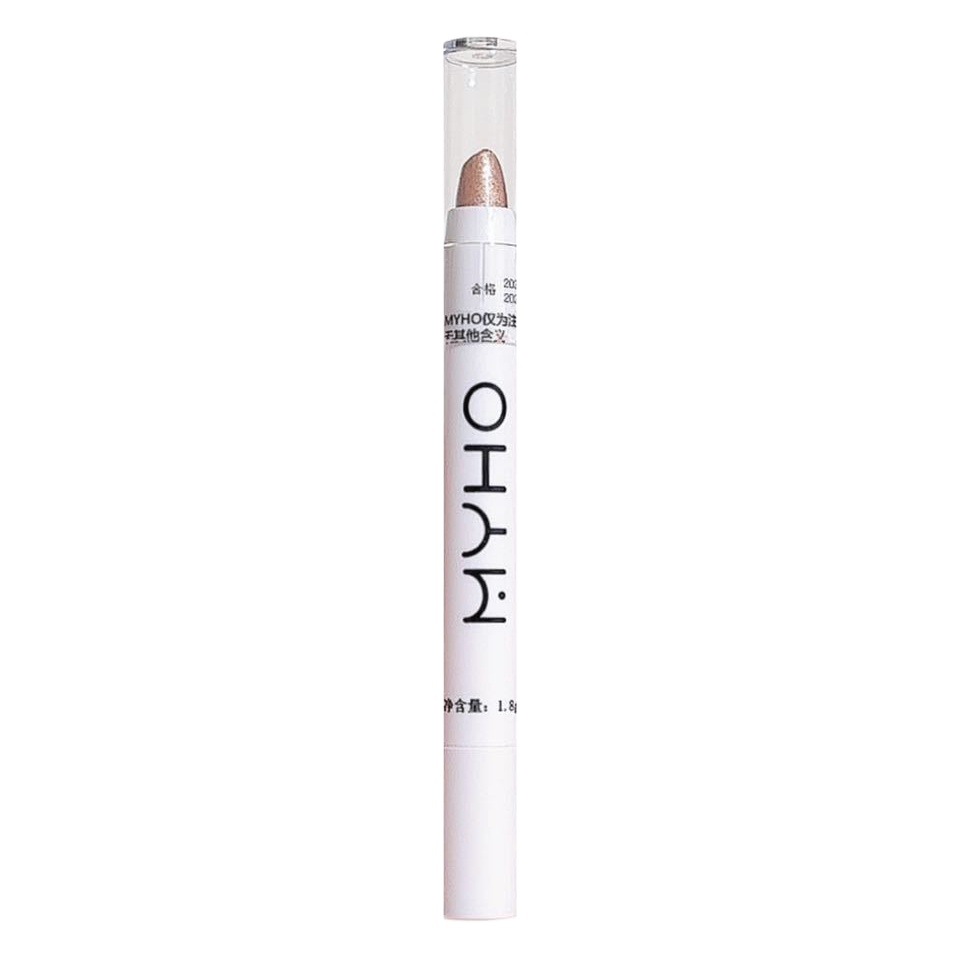 MYHO Star Diamond Bright Eyes Highlight Pen with Flash Pearlescent White Lazy People Flash Sleeping Silkworm Pen Eye Shadow Pen Glow Highlight Pen