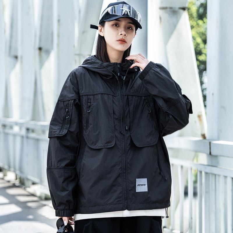 Aogz Summer 2024 New Sun Protection Clothing for Boys and Girls Thin Fishing Sun Protection Clothing Jacket Functional Work Jacket