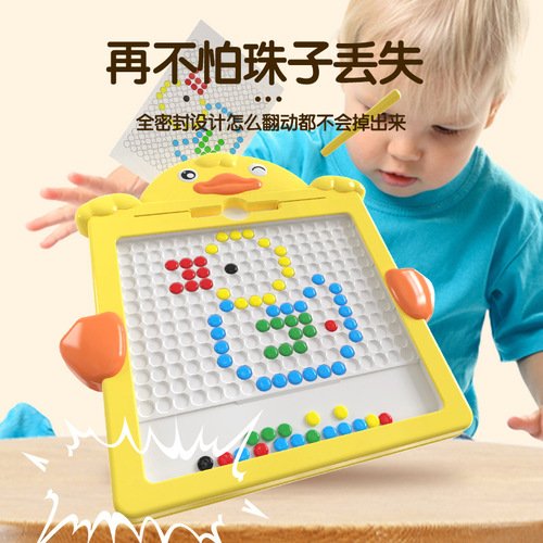 Cross-border magnetic pen drawing board baby children early education graffiti drawing writing board English numbers learning toys