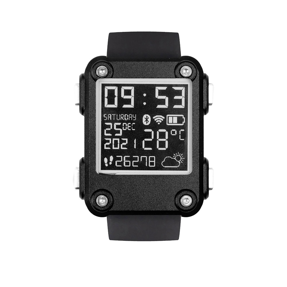 Watch 2.0PLUS ESP32 programmable open-source electronic watch smart wearable bracelet e-ink screen open source Application Scenario