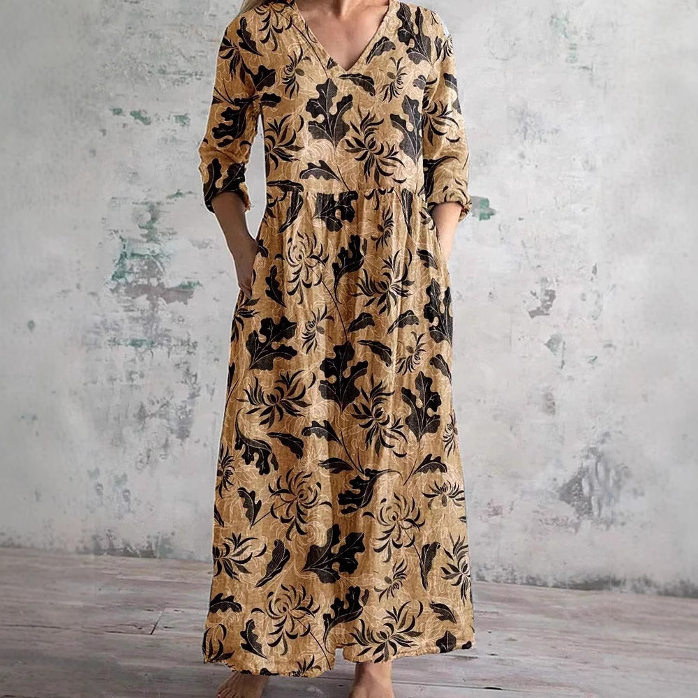 新款亚马逊跨境女士修身风格吊连长裙欧美