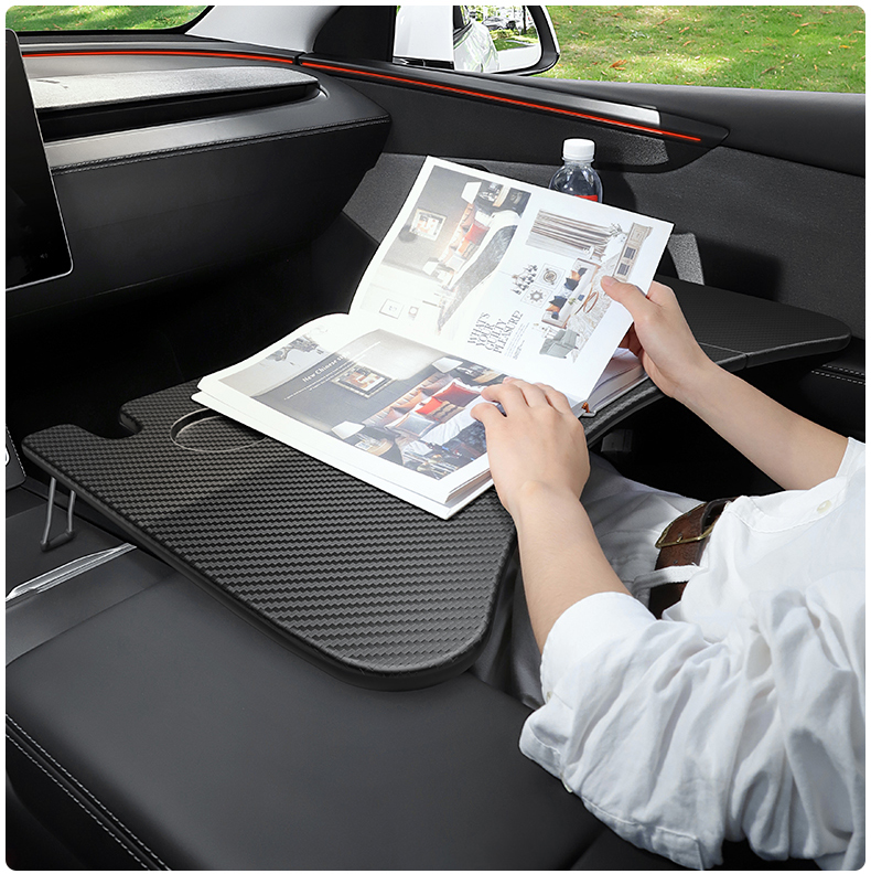 Suitable for the New Version of Tesla Car Small Table Folding Computer Camping Accessories