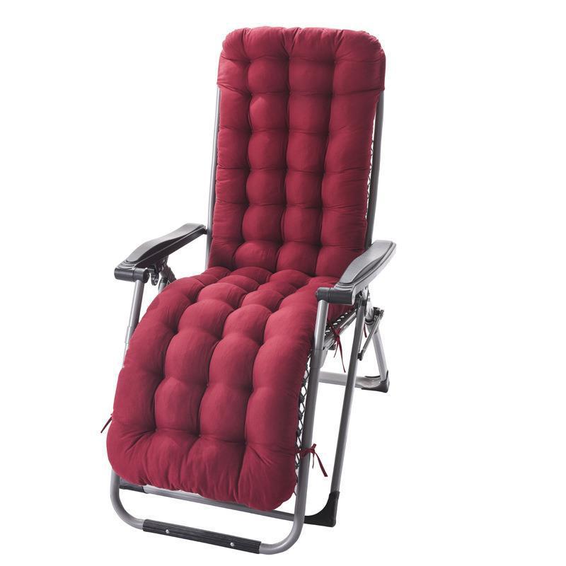 Cojín de sillón reclinable cepillado de otoño e invierno al por mayor de fábrica, cojín de silla de doble cara engrosado, cojín de silla oscilante disponible para el almuerzo