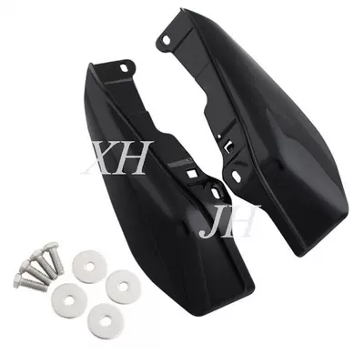 Harley Da Gliding Road Wang Street Gliding Modification Accessories Engine Left and Right Side Plate Heat Insulation Board 09-16 (Dəbilqə (Kaska) aksesuarları) - bright-black