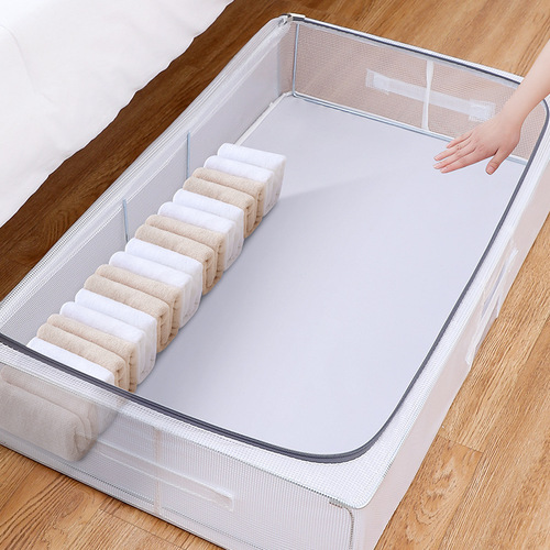 Source Factory Clothing Sorting Storage Box Household Products Toy Storage Transparent Folding Underbed Storage Box