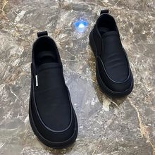 男鞋夏季2025透气布鞋新款脚蹬懒人套脚北京透气舒适休闲轻便男士