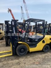 小松叉车3吨 日本原装3吨柴油叉车 叉车电动二手叉车配件出口
