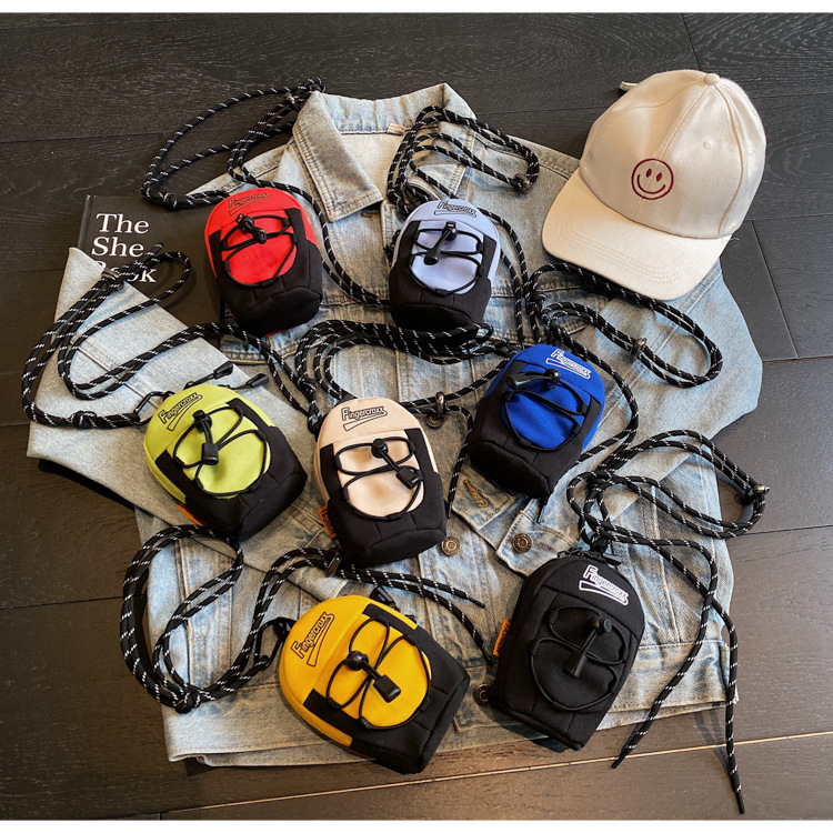 Bolso mini coreano para niños, bolso de moda, bolso de hombro para niñas, bolso de auriculares para viajes al aire libre, bolso de lápiz labial