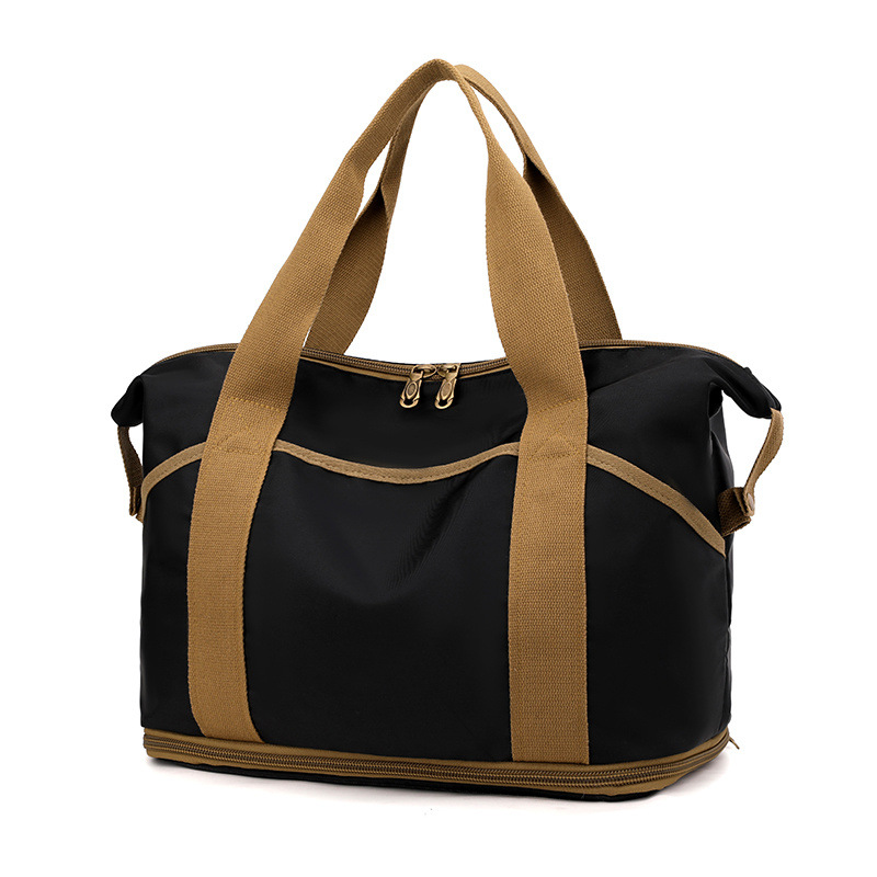 블랙 커피(외부 포켓 3개 + 확장 가능 + 당김 막대 세트)