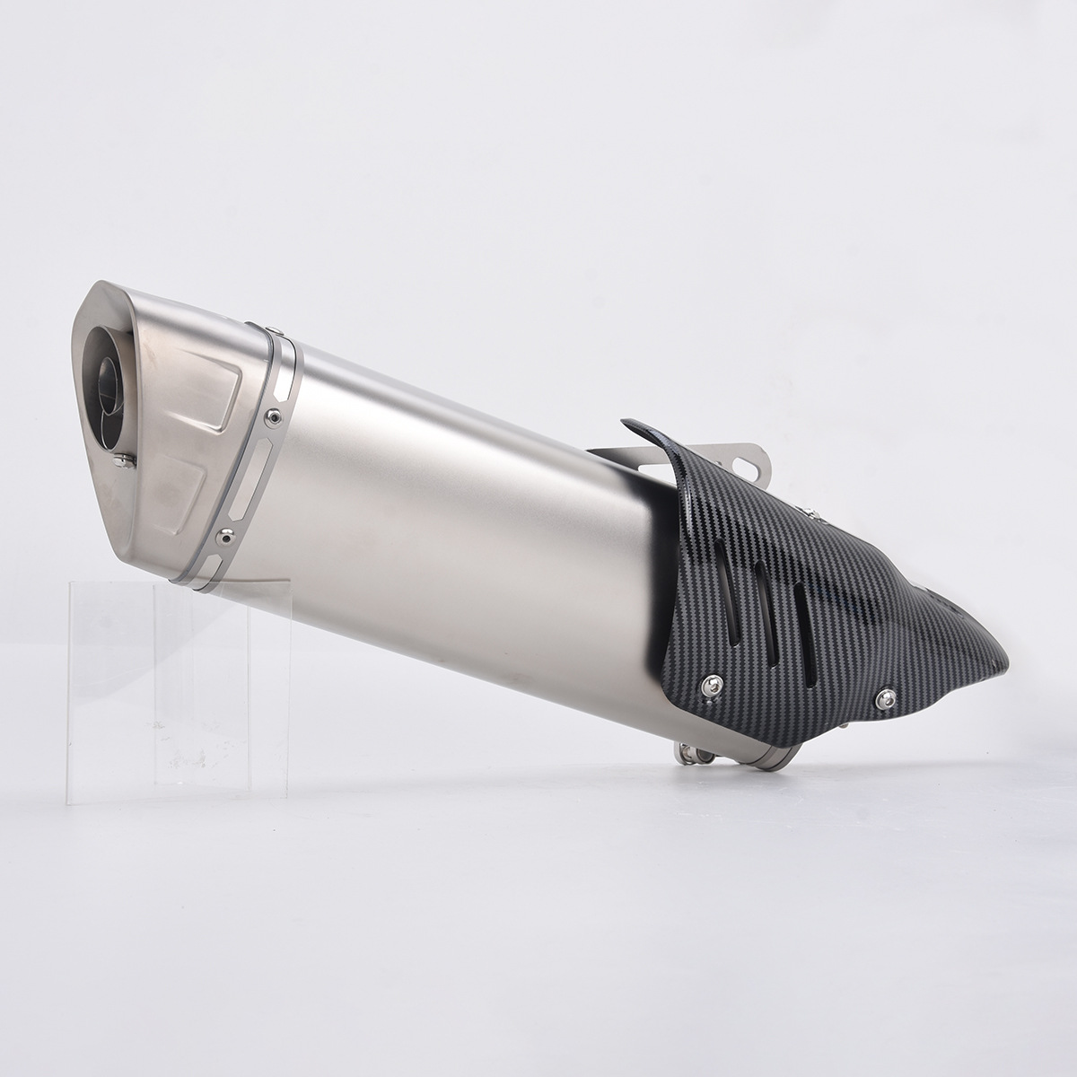 Suitable for modified diagonal quad-corner exhaust pipes for Sai 800, Chunfeng 655, Wuji SR450X, CBR500, and Kaiyue 625X