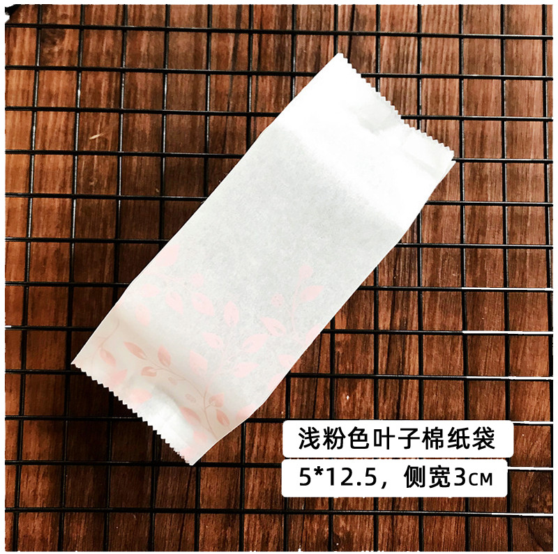 Bolsa de papel de algodón de hoja de polvo superficial grande-100 piezas * CPP compuesto de papel de algodón