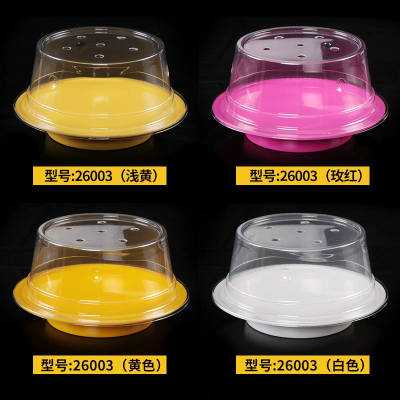 Bantamine tableware self -help rotation rotation sushi tray creative plastic plate circular dish turns to commercial imitation porcelain