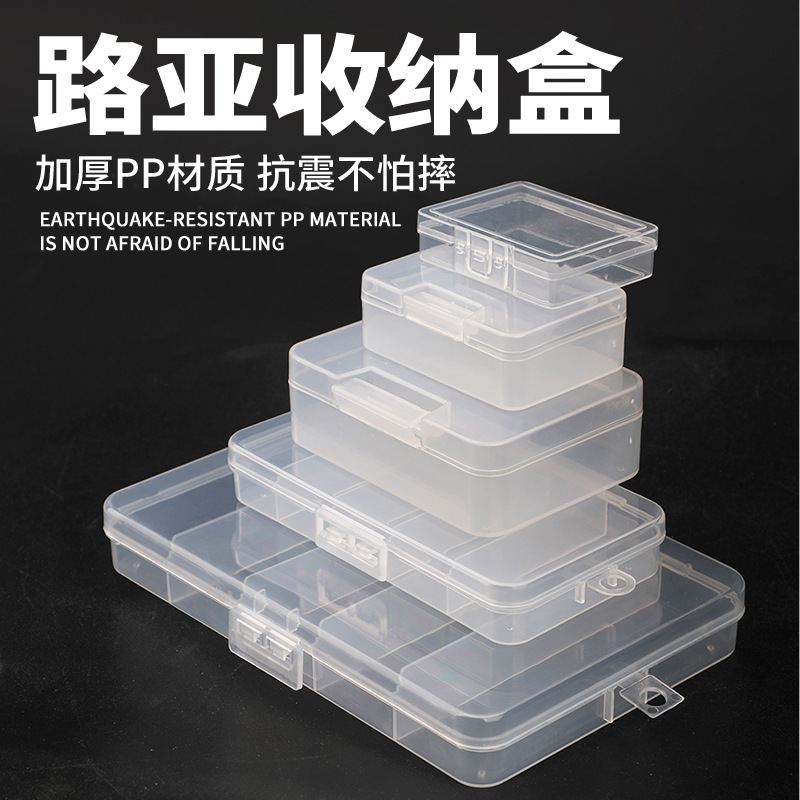 Luya Bait Box, Small Five-Compartment Lead Head Hook Special Bait Box, Large Five-Compartment Bait Box, Jewelry Small Parts Storage Box