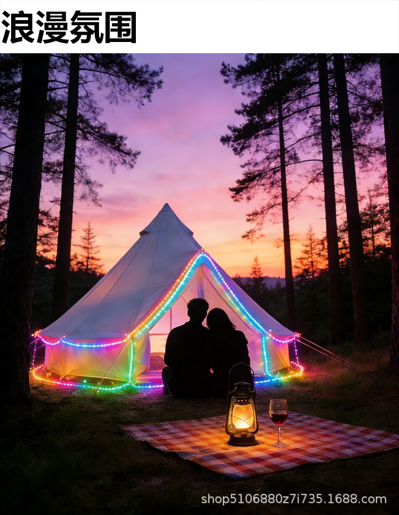Lead-Free 5050 RGB 60 LED Strip Lights Tri-Color Furniture Bedroom LED Light Strip LED Mini Color Lights Remote Control