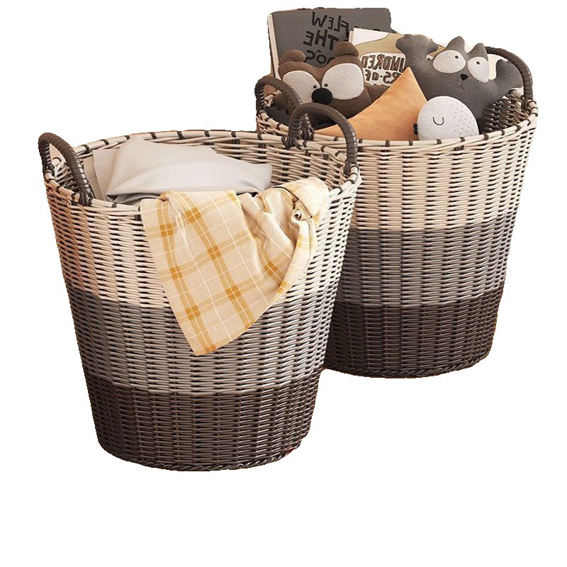 Dirty Clothes Basket Household Dirty Clothes Storage Basket Doll Storage Bucket Bathroom Bathroom Laundry Basket Toy Storage Artifact